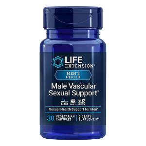 Auxílio Sexual Vascular para Homens 30 Cápsulas Life Extension