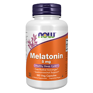 Melatonina 5mg 180 Cápsulas NOW Foods