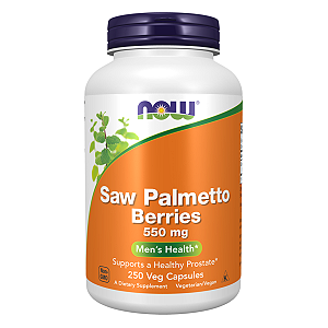 Saw Palmeto 550mg 250 Cápsulas NOW Foods
