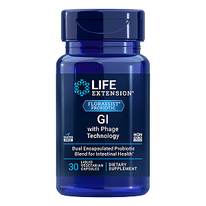 FLORASSIST GI com Tecnologia Phage 30 Cápsulas Líquidas Life Extension