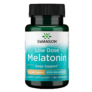 Melatonina 1mg 120 Cápsulas Swanson