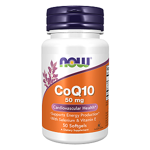 CoQ10 50mg 50 Softgels NOW Foods