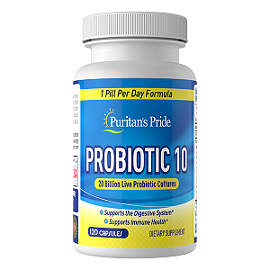 Probiotic 10 120 Cápsulas Puritan's Pride