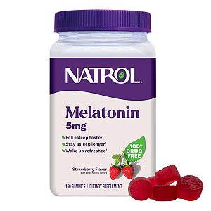 Melatonina 5mg 140 Gomas Natrol