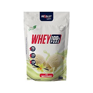 Whey Protein 100% Pure 300g Absolut Refil – Baunilha/Chocolate/Morango
