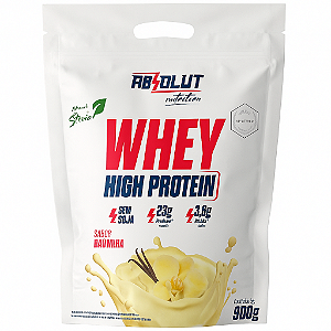Whey Protein High Protein Refil 900g Absolut – Baunilha/Chocolate/Morango