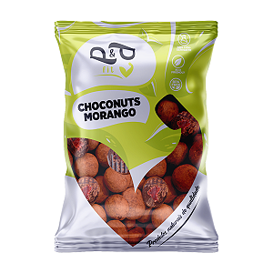 Choconuts P&P Morango Chocolate 70% Drageado