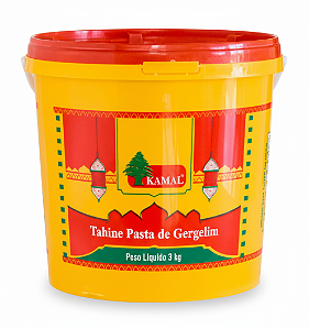 TAHINE Pasta de Gergelim Balde 3KG - Kamal