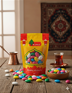 Amêndoa Confeitada Doce Colorida 5Kg - Kamal
