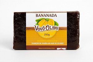 Bananada Vovô Olavo 250g – Barra | Tradição de Minas em Cada Fatia