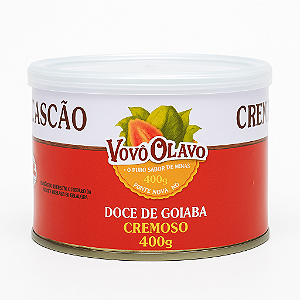 Goiabada Cascão Vovô Olavo 400g – Lata Redonda | Tradição Mineira com Textura Cremosa e Sabor Autêntico