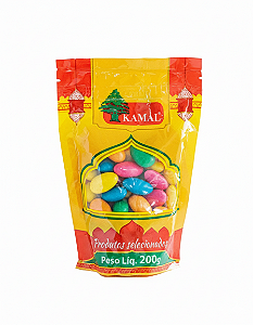 Amêndoa Confeitada Doce Colorida 200g - Kamal