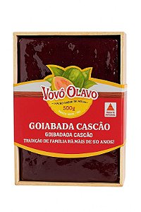 Goiabada Cascão Vovô Olavo 500g – Barra com Caixa de Madeira | Sabor de Minas