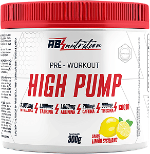 Pré Treino High Pump Limão 300g