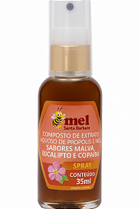Spray de Mel e Própolis Malva, Eucalipto e Copaíba 35ml | Santa Bárbara | Alívio e Proteção Natural