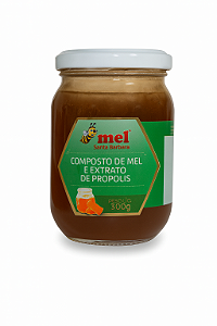 Mel com Própolis Santa Bárbara 300g | Fortalecimento Natural da Imunidade | 100% Puro e Artesanal