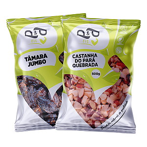 Kit Castanha do Pará 500g + Tâmara Jumbo Fresca