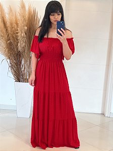 Vestido Ciganinha Vermelho