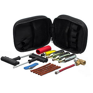 Kit Conserto Reparo de Pneus Sem Camara Motos e Carros Leves