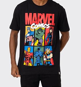 Camiseta Marvel Comics - Unissex