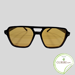 VILMA - PRETO - LENTE AMARELA