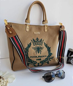Maxi Bee Bag - Marrom claro