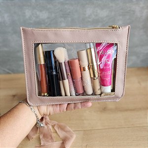 Makeup Bag - Slim -  Rosê