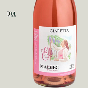 Vinho Rosé Malbec Castas Diferenciadas Eli Giaretta