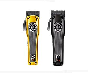 Maquina de Corte Profissional Kemei Original km 1825 com visor