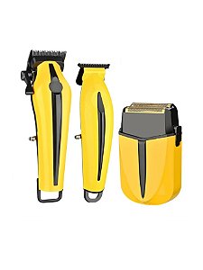 Maquina de Cortar Cabelo Prof. Wmark NG 1002 + Acab. NG 1202 + Shaver NG 1902.