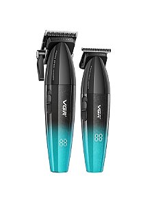 Combo Profissional VGR V640 S2 Maquina corte + Acabamento verde