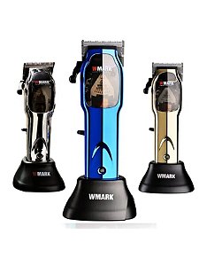 Maquina de Cortar Cabelo Profissional Wmark  NG 9002 dourada