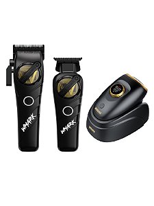 Combo Profissional Wmark Maquina de corte + Acabamento NG 8613 COR:Preto