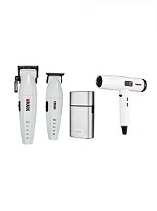 Maq.Prof. Wmark Corte + Acab.NG 8632 + Sh. NG 998 prata + Secador NG 9106w