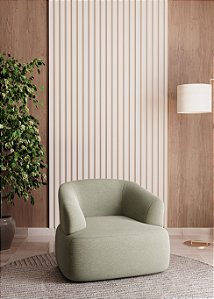 Poltrona para sala Melissa giratória