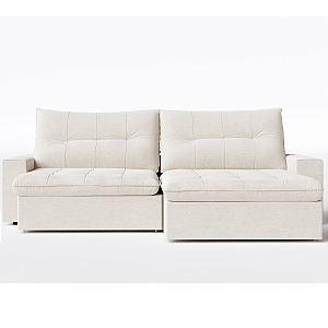 Sofá Antares retrátil e reclinável em Linho