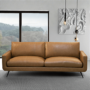 Sofá de couro legitímo Pomerol