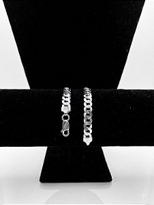 Pulseira Grumet em Prata 925 Italiana 6,5mm
