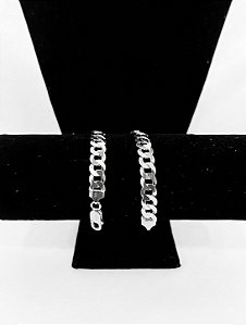 Pulseira Grumet em Prata 925 Italiana 8,7mm