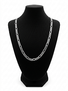 Corrente Grumet 3x1 em Prata 925 Italiana 6mm 60cm