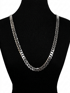 Corrente Grumet em Prata 925 Italiana 6,7mm 60cm