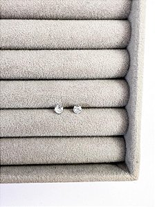 Brinco Ponto de Luz Tarraxa Baby Prata 925 4mm