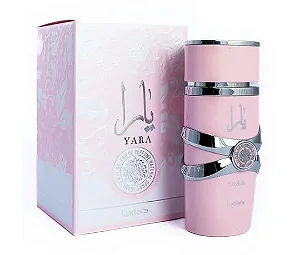 Perfume Árabe Feminino Yara Lattafa 100ml Eau de Parfum Original