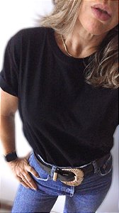 BLUSA VERANO PRETA - 100% Algodão