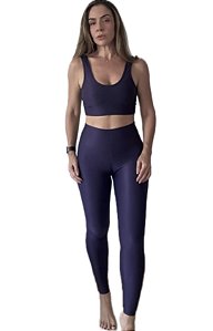 Conjunto Legging + Top Marinho