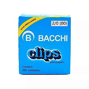 Clips 2/0 (00) - 100un - Bacchi