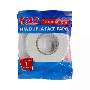 Fita Dupla Face 12x10 Papel - KAZ