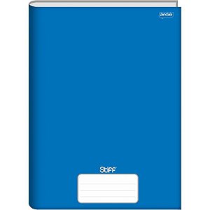 Caderno Brochurão Capa Dura Stiff 96 Folhas - Azul - Jandaia