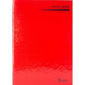 Caderno Brochura Caligrafia Capa Dura Liso 48 Folhas - Vermelho - TAMOIO
