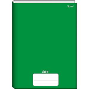 Caderno Brochurão Capa Dura Stiff 96 Folhas - Verde - Jandaia